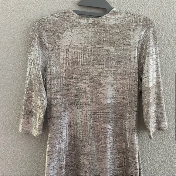 Alice + Olivia Silver Delora dress size 6